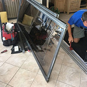 sliding glass door frame repair Oviedo